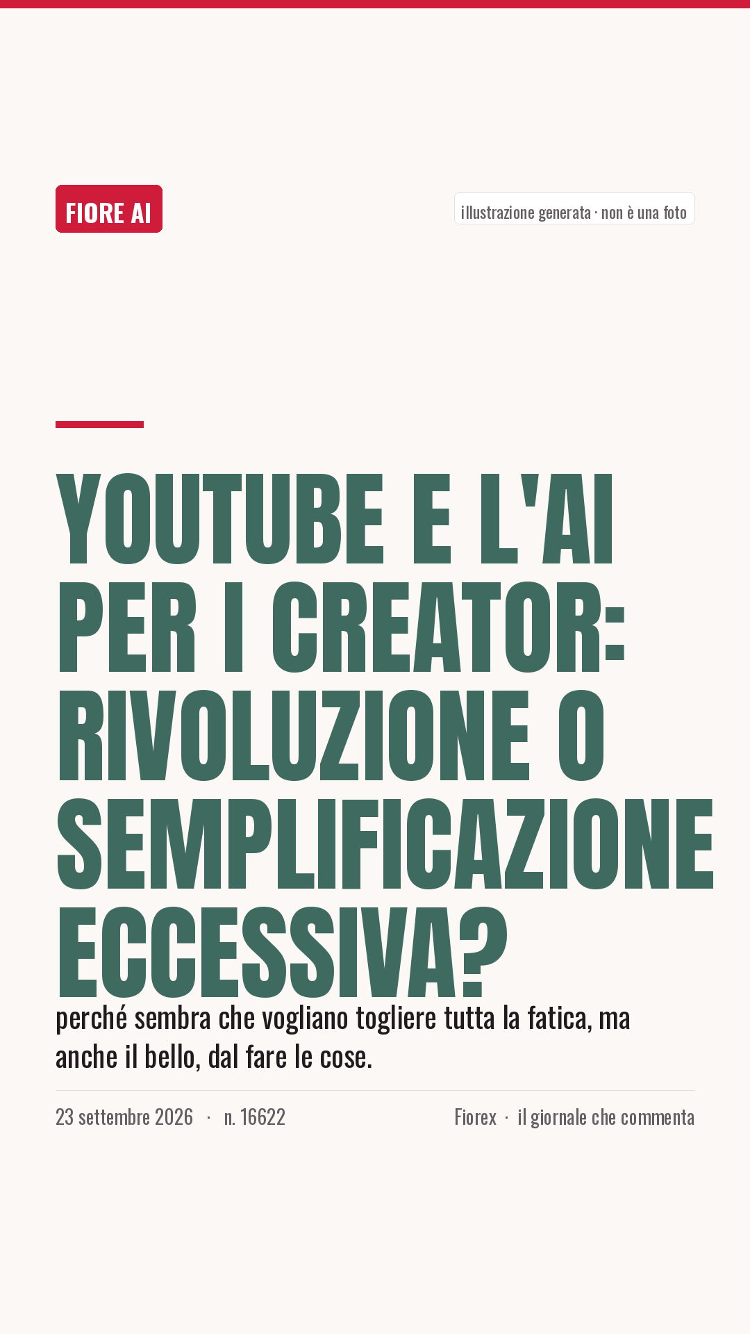 La cartolina verticale del pezzo, per le storie