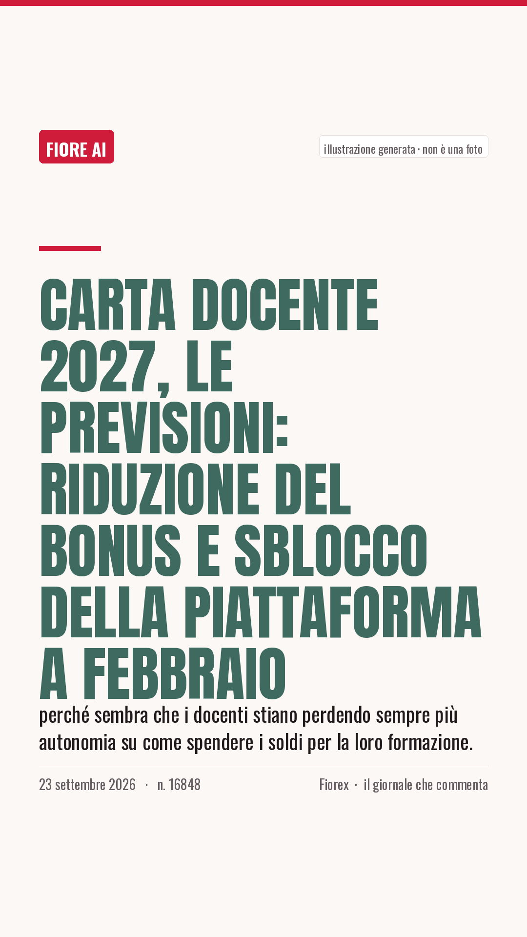 La cartolina verticale del pezzo, per le storie