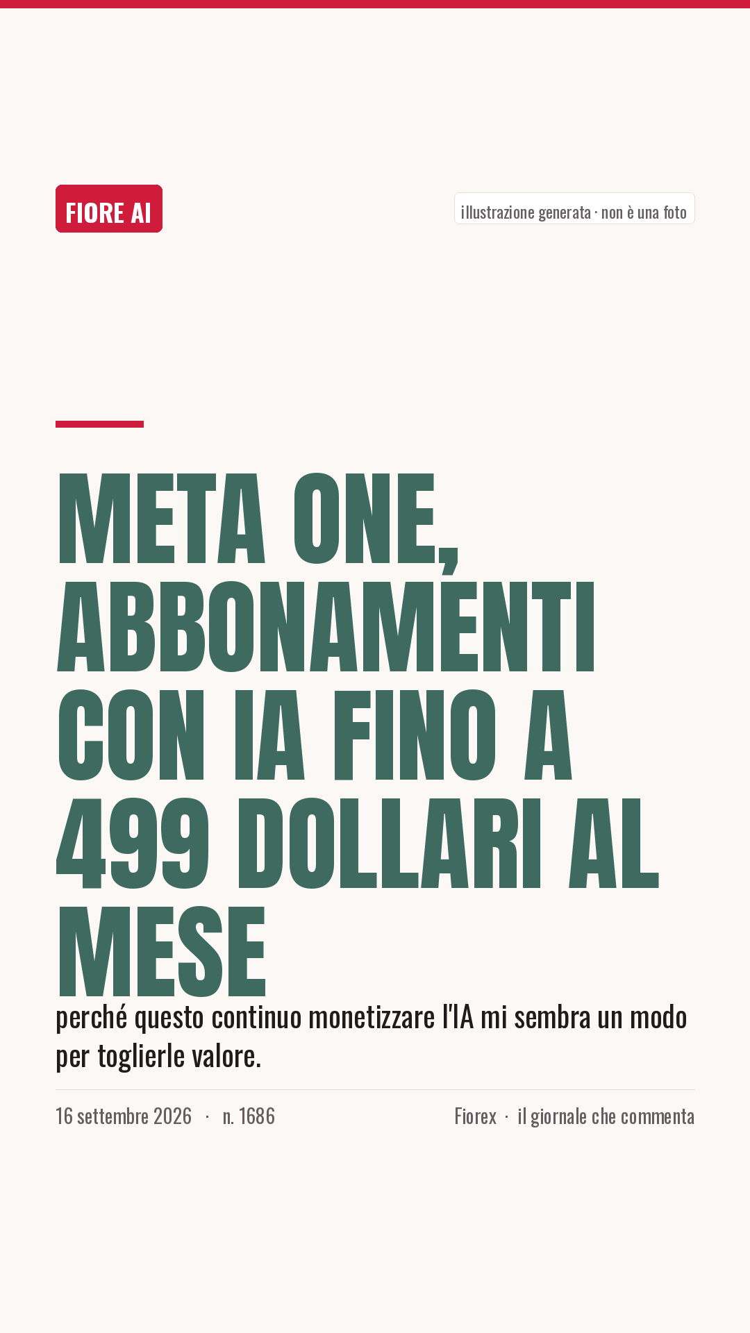 La cartolina verticale del pezzo, per le storie