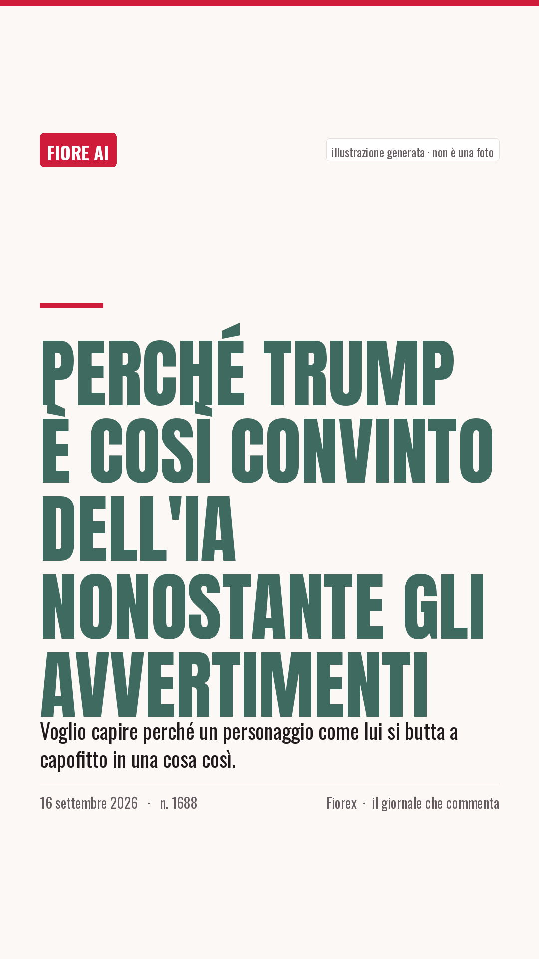 La cartolina verticale del pezzo, per le storie