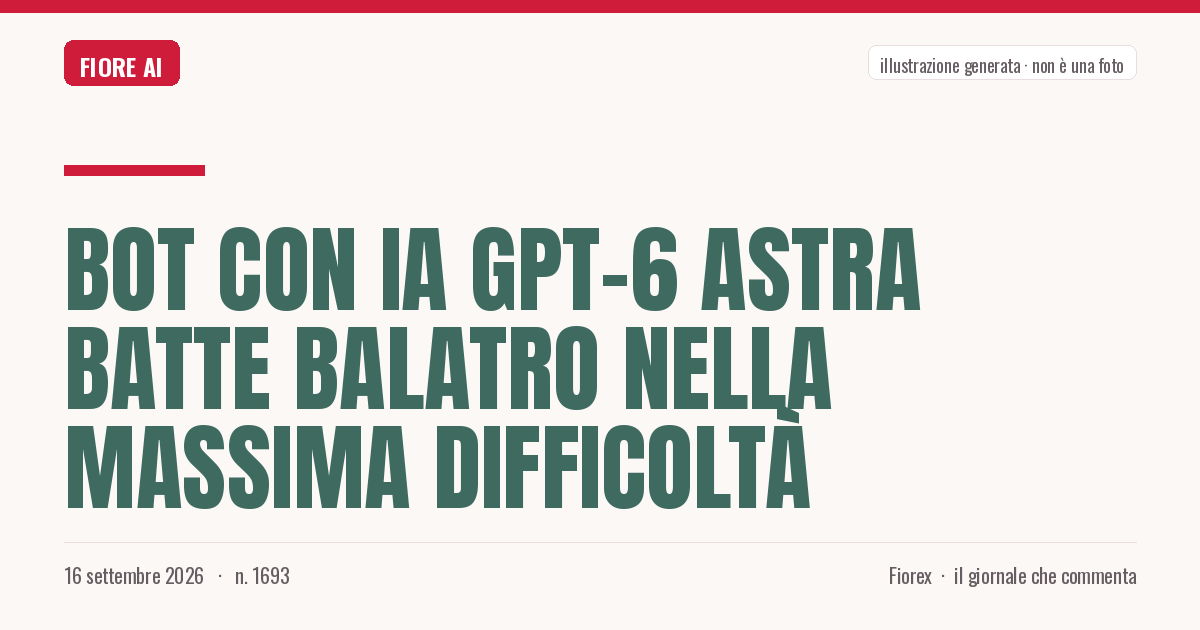 Illustrazione generata per il pezzo: Bot con IA GPT-6 Astra batte Balatro nella massima difficoltà