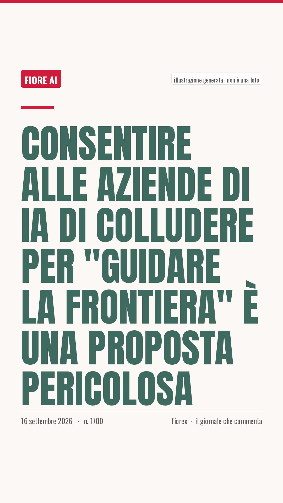 La cartolina verticale del pezzo, per le storie