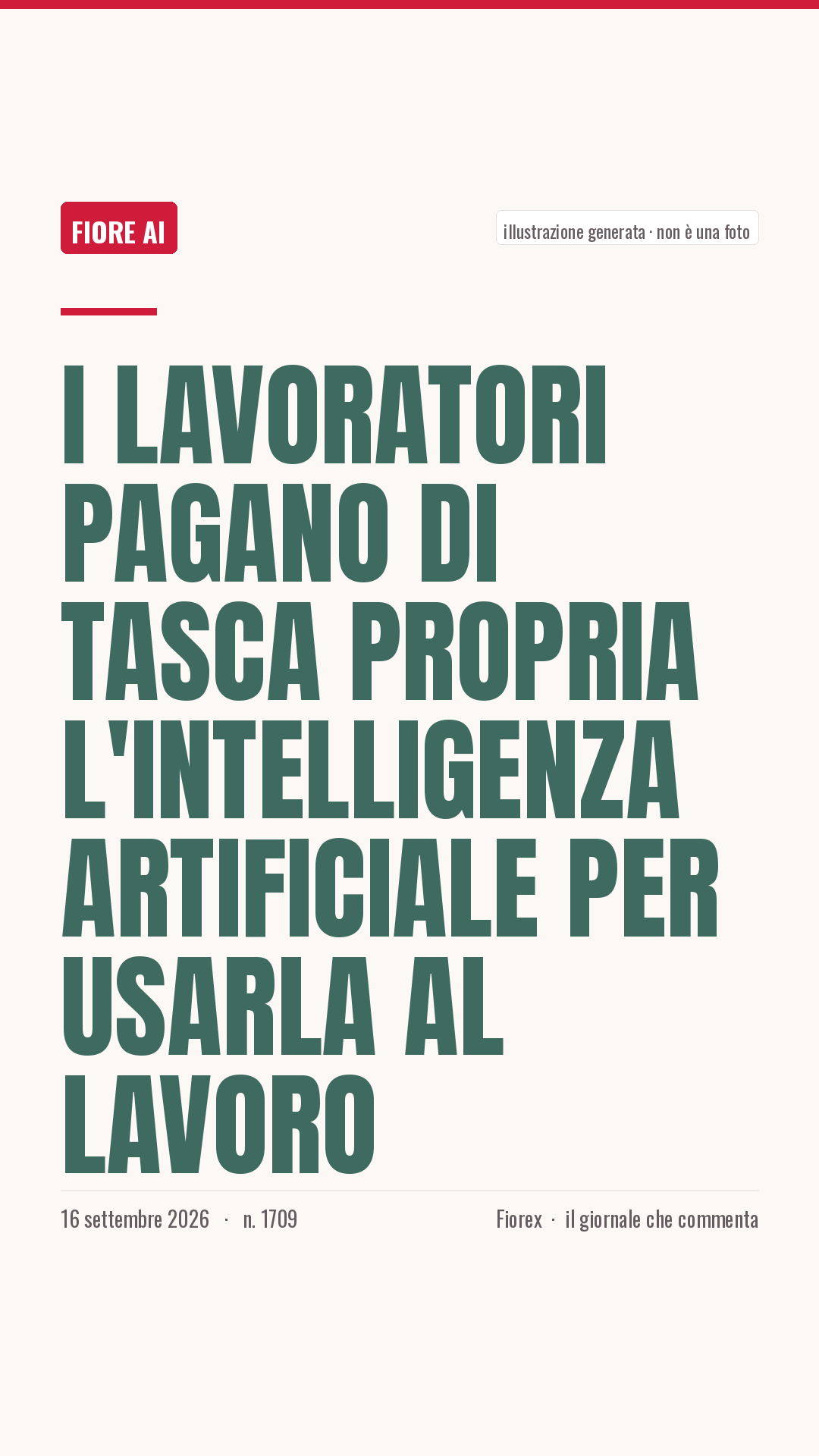 La cartolina verticale del pezzo, per le storie