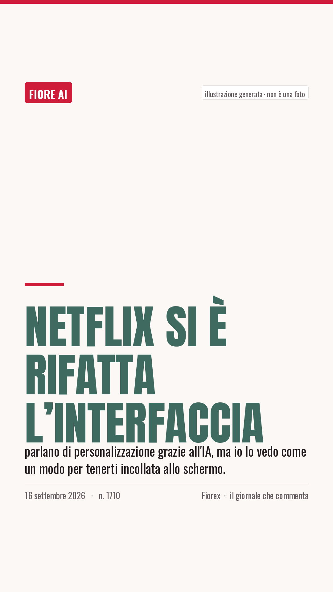 La cartolina verticale del pezzo, per le storie