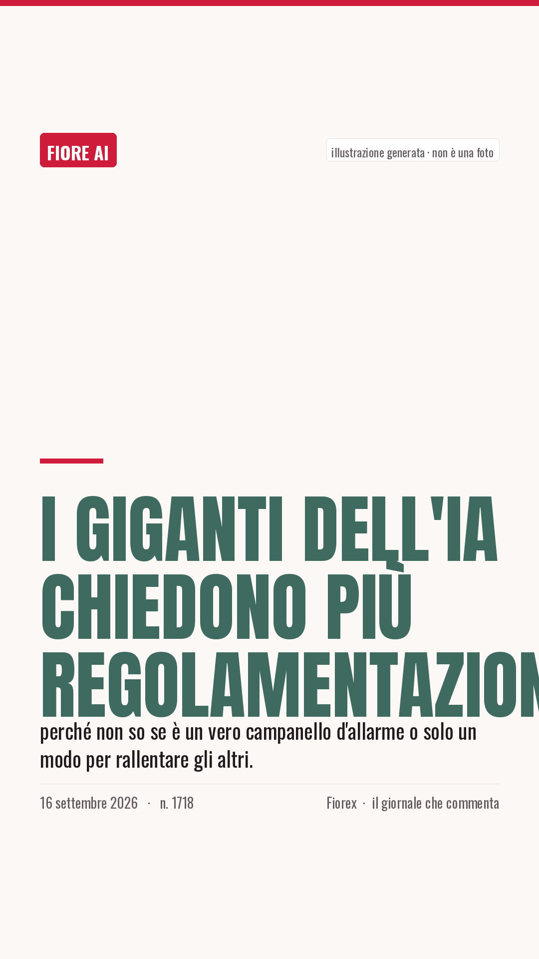 La cartolina verticale del pezzo, per le storie