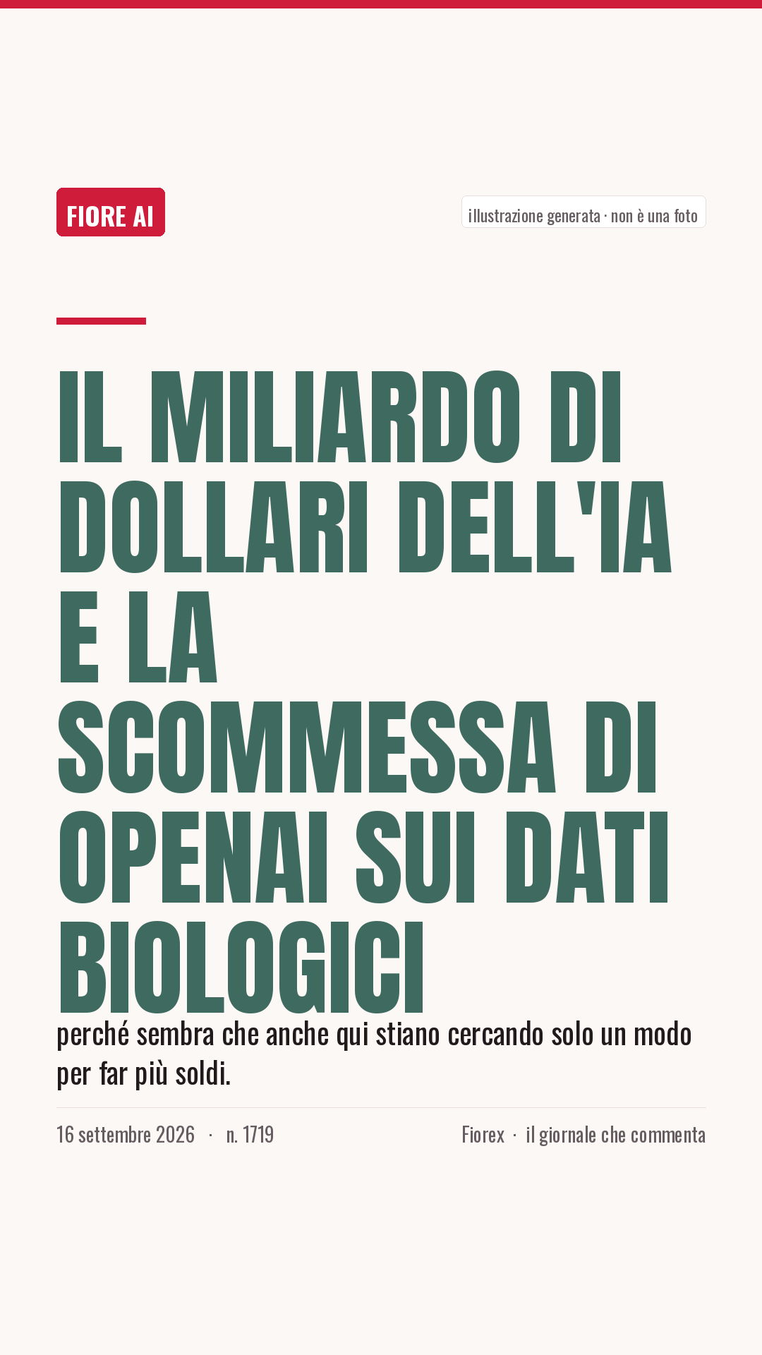 La cartolina verticale del pezzo, per le storie