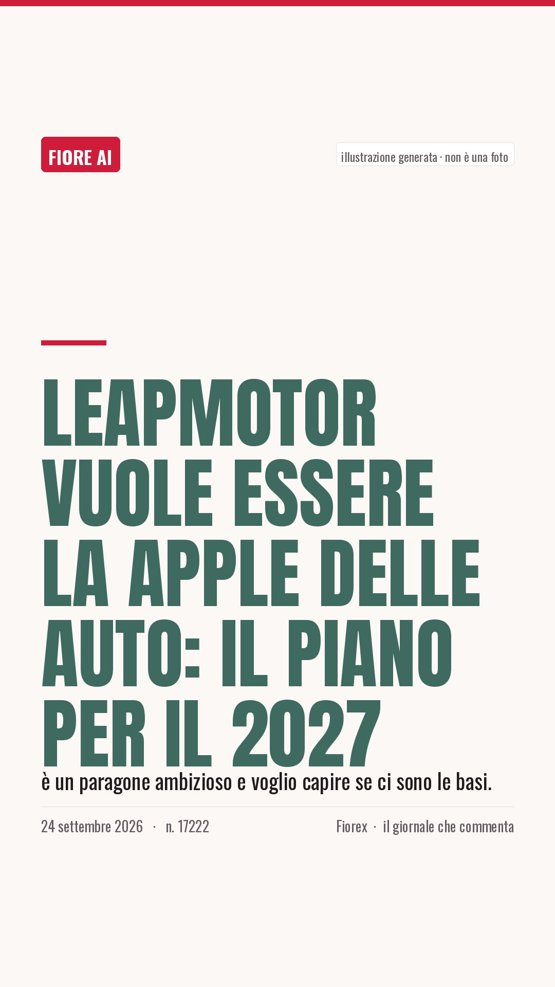 La cartolina verticale del pezzo, per le storie