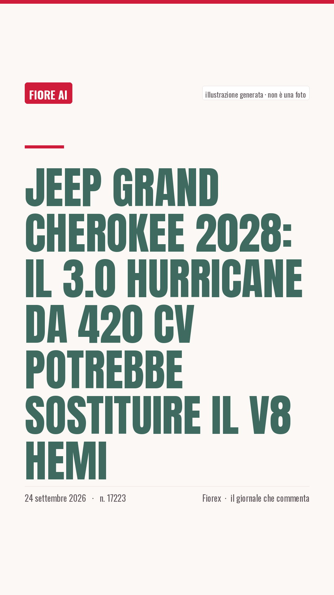 La cartolina verticale del pezzo, per le storie