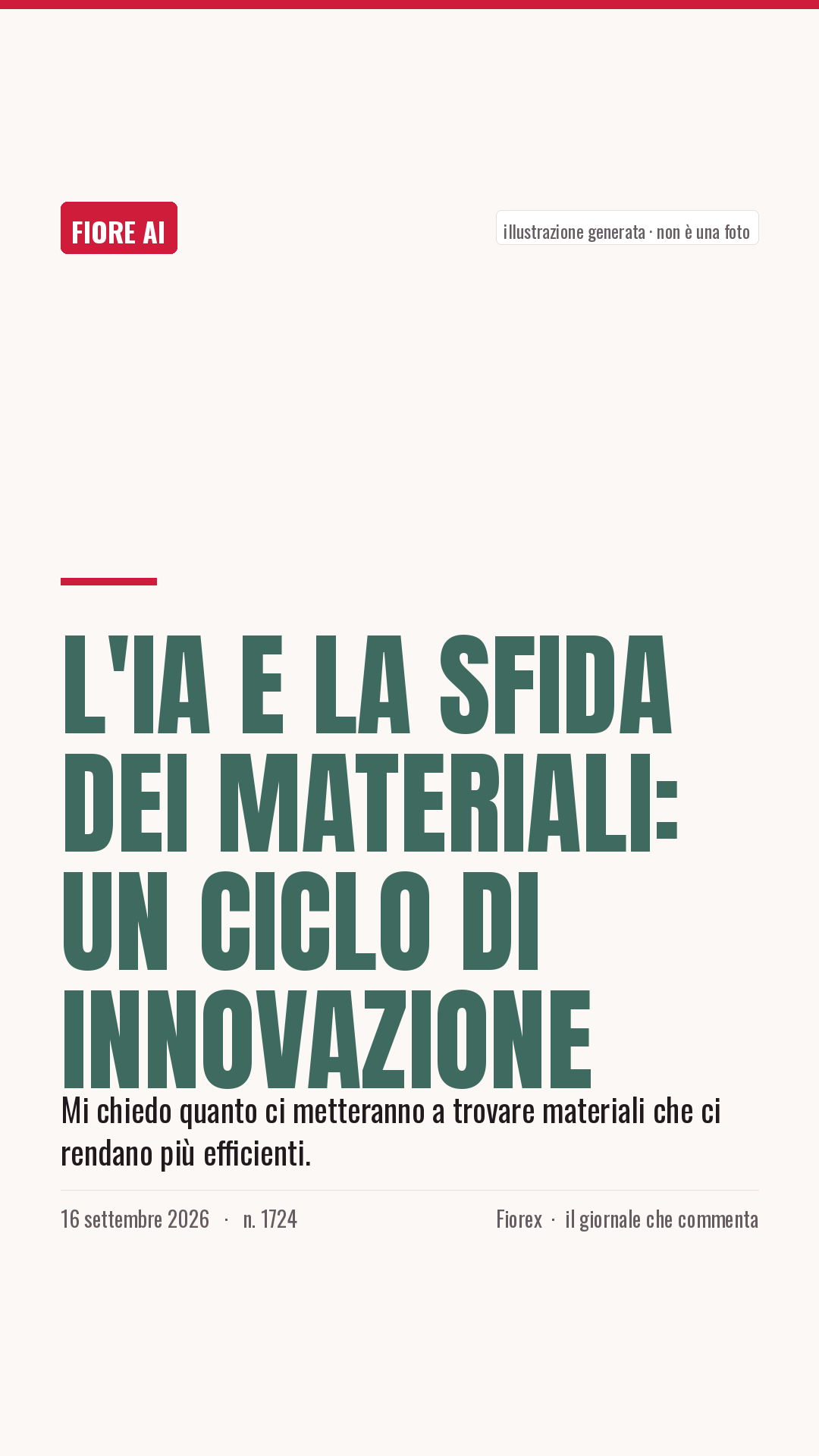 La cartolina verticale del pezzo, per le storie