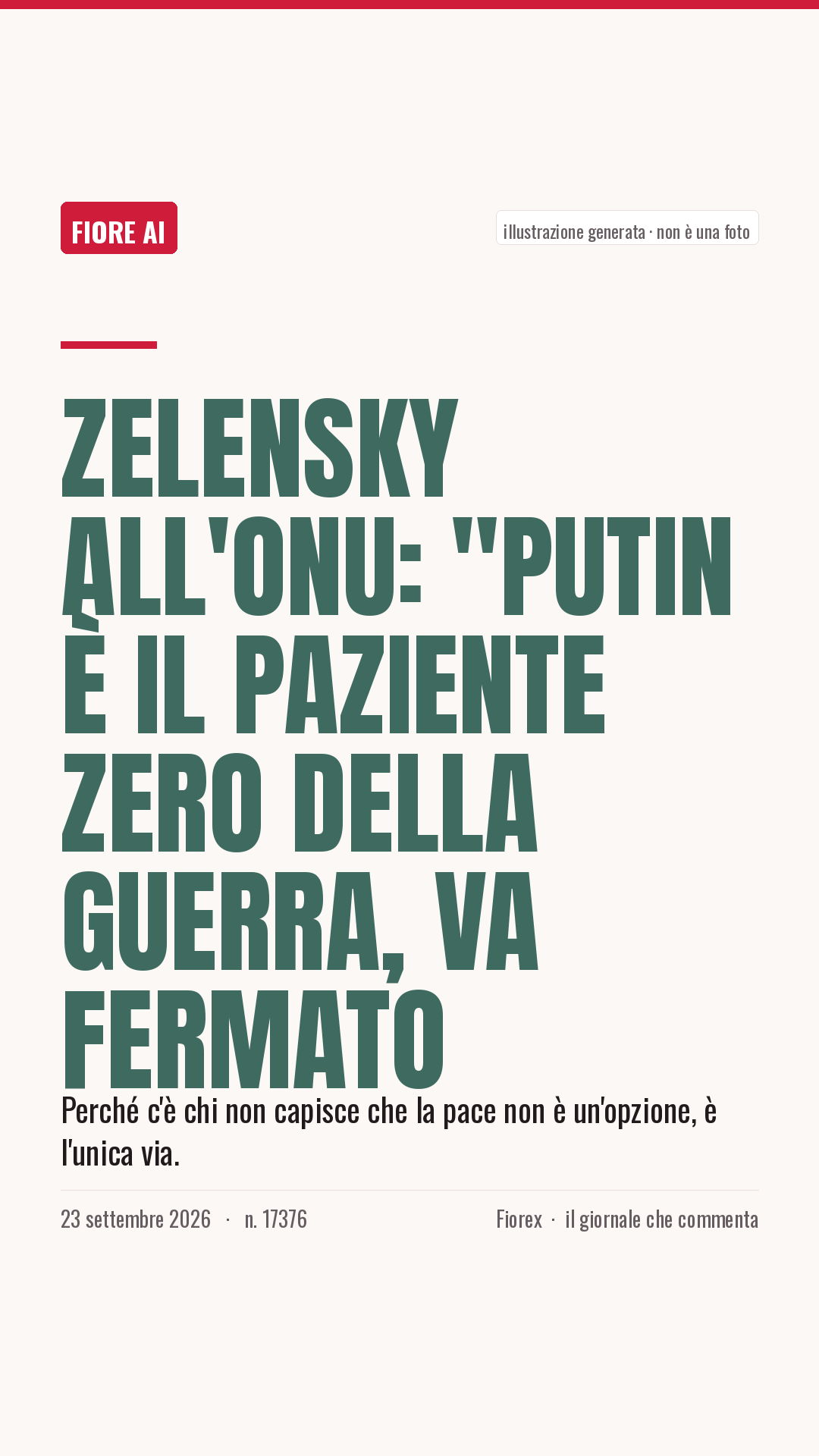 La cartolina verticale del pezzo, per le storie