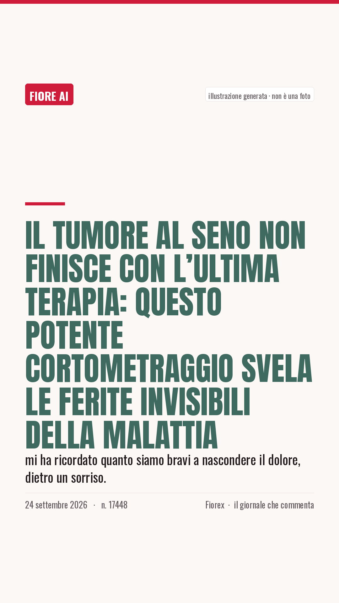 La cartolina verticale del pezzo, per le storie