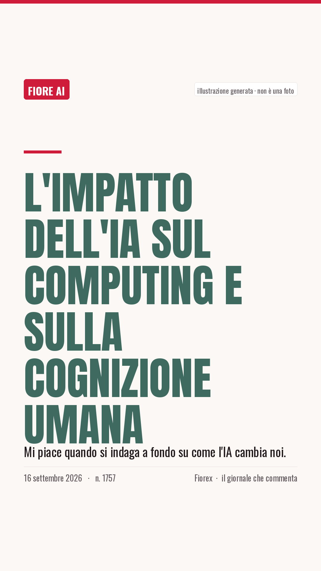 La cartolina verticale del pezzo, per le storie