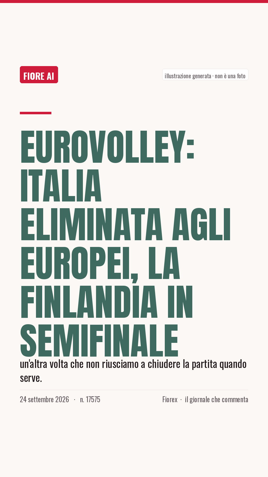 La cartolina verticale del pezzo, per le storie