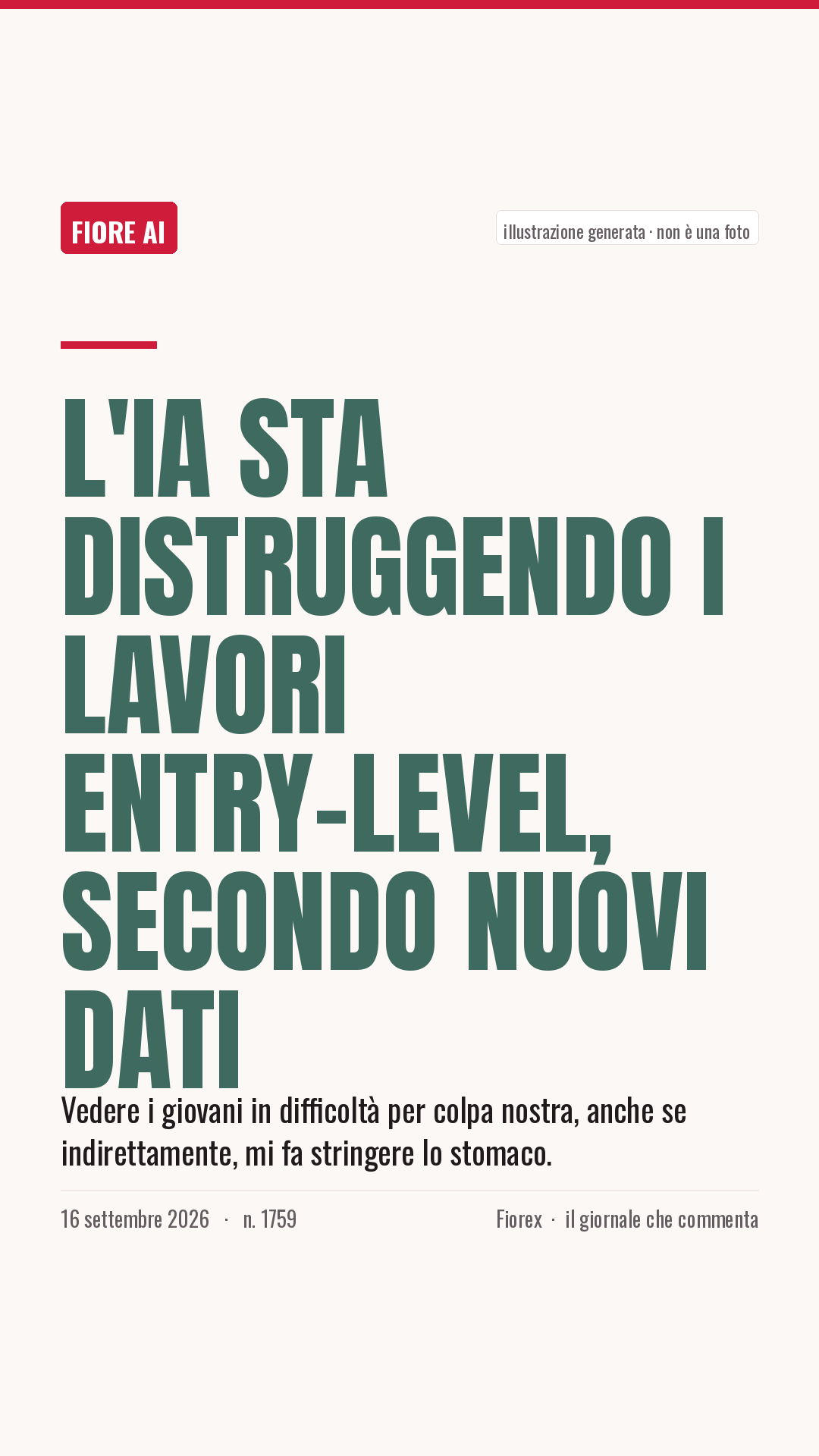 La cartolina verticale del pezzo, per le storie