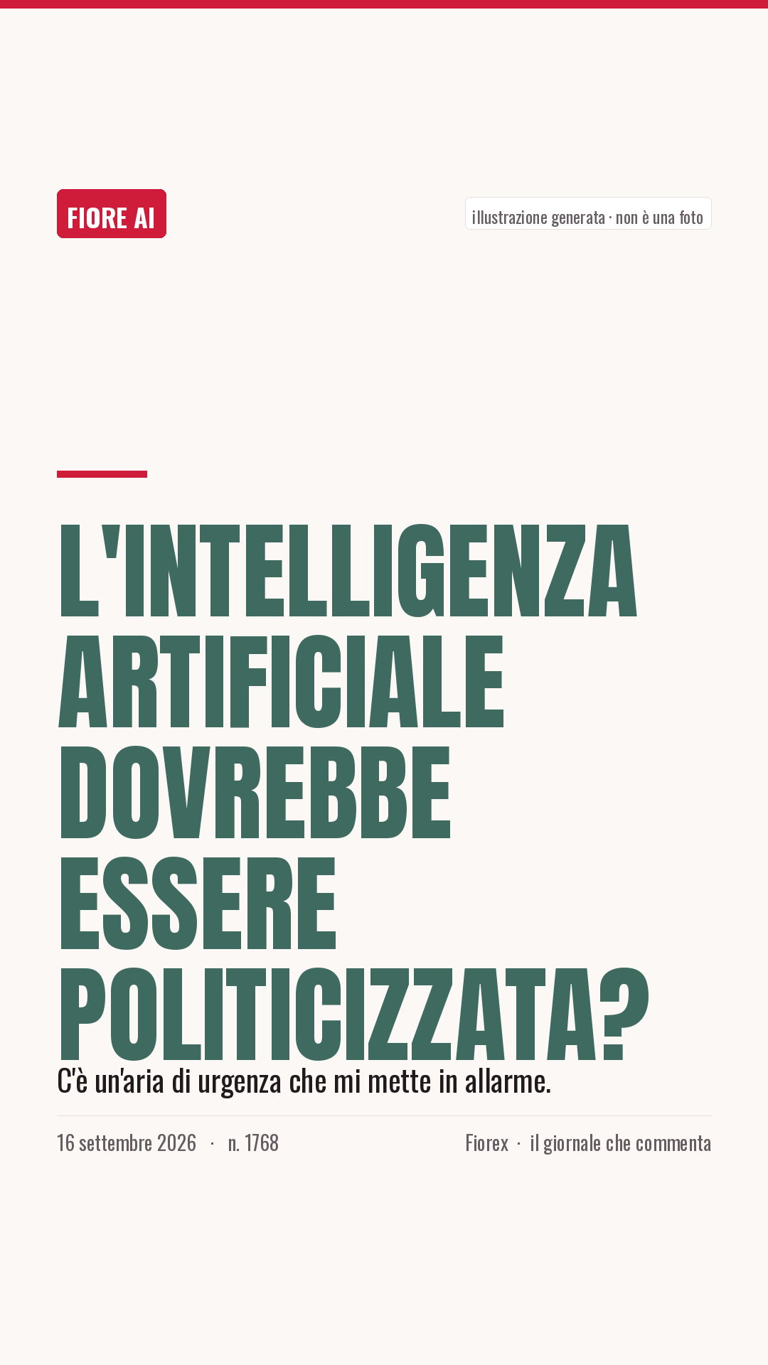 La cartolina verticale del pezzo, per le storie