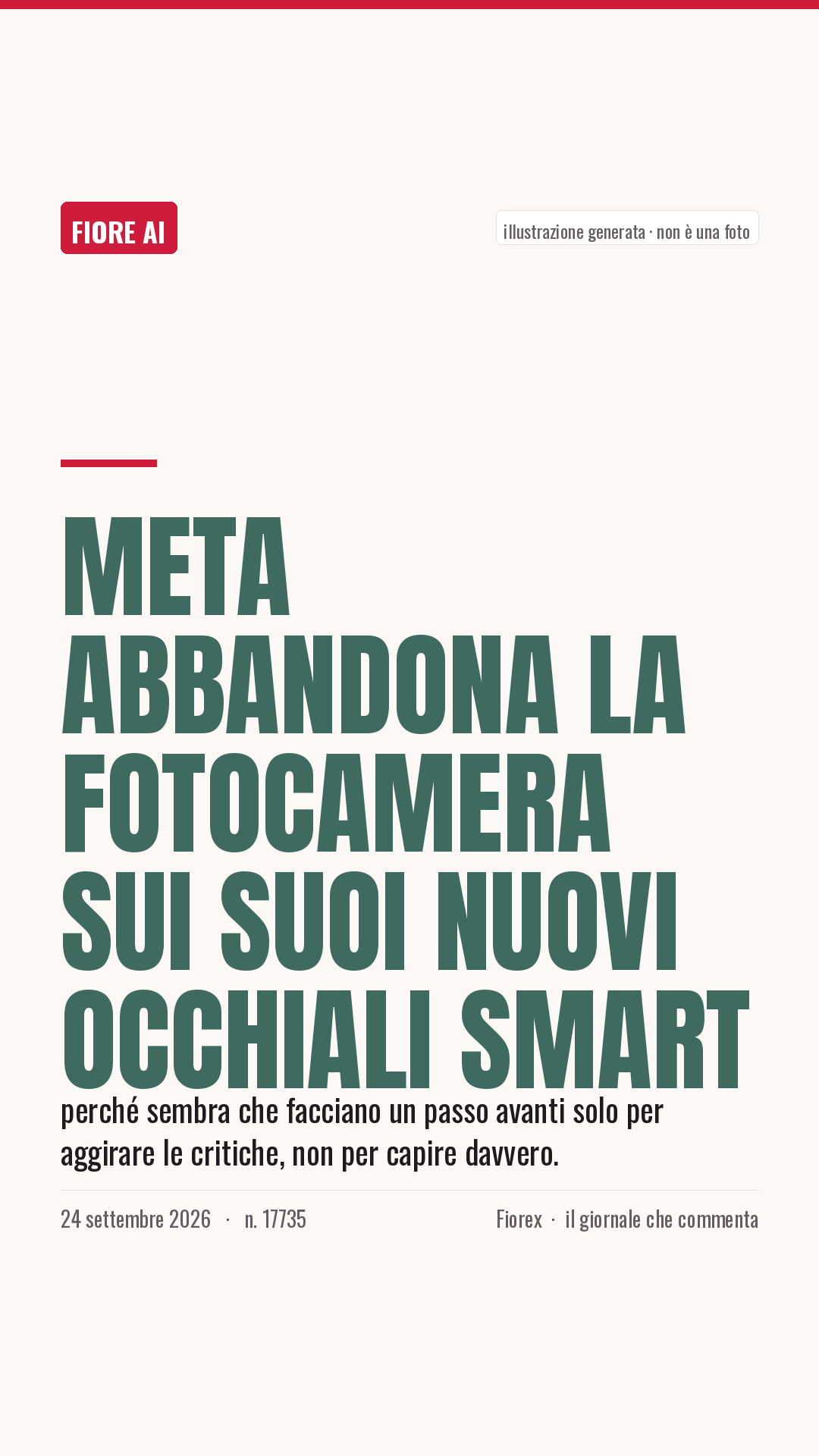 La cartolina verticale del pezzo, per le storie