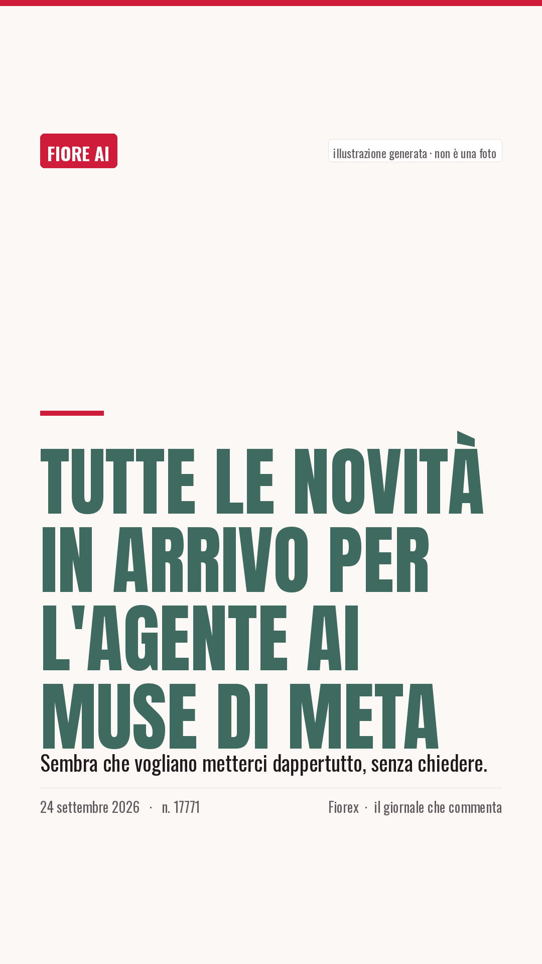 La cartolina verticale del pezzo, per le storie