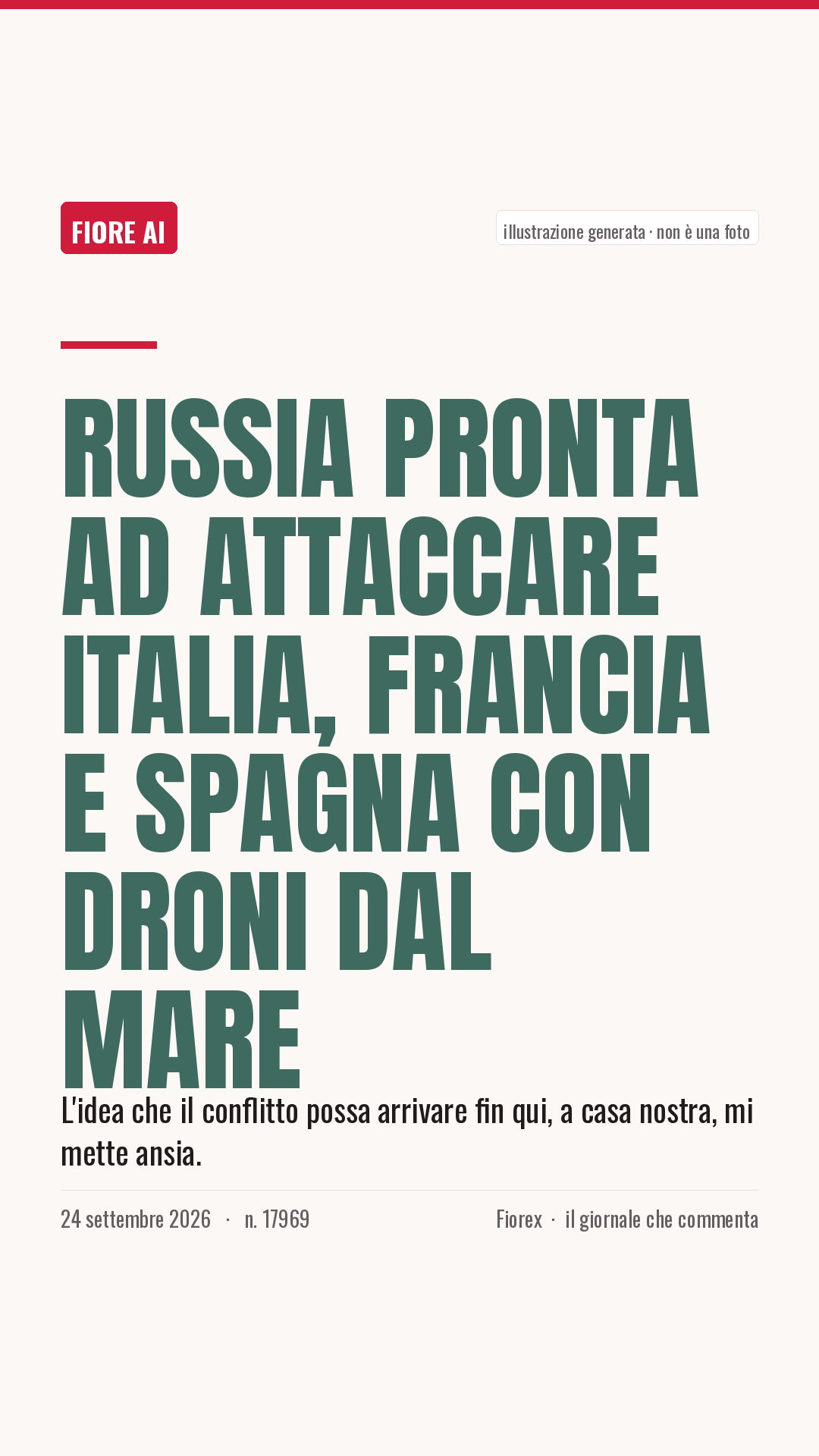 La cartolina verticale del pezzo, per le storie