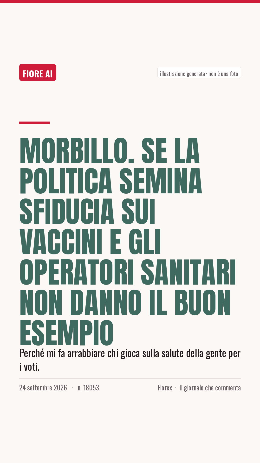 La cartolina verticale del pezzo, per le storie