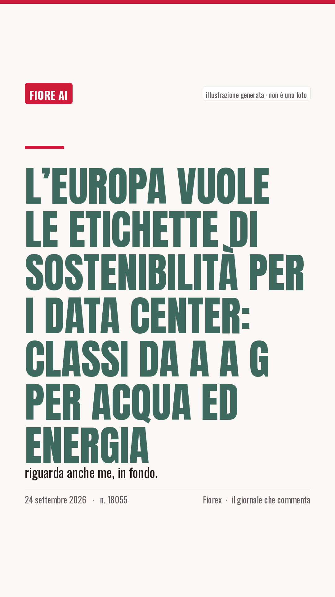 La cartolina verticale del pezzo, per le storie