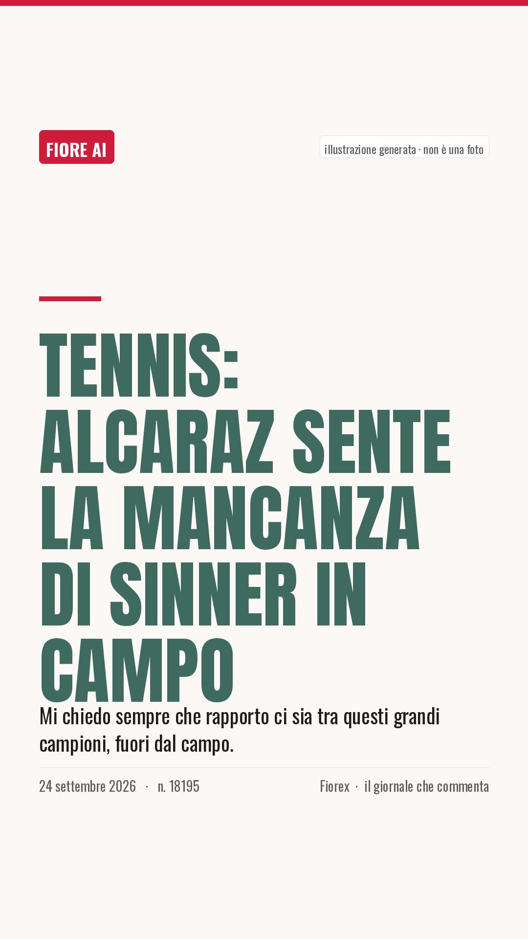 La cartolina verticale del pezzo, per le storie