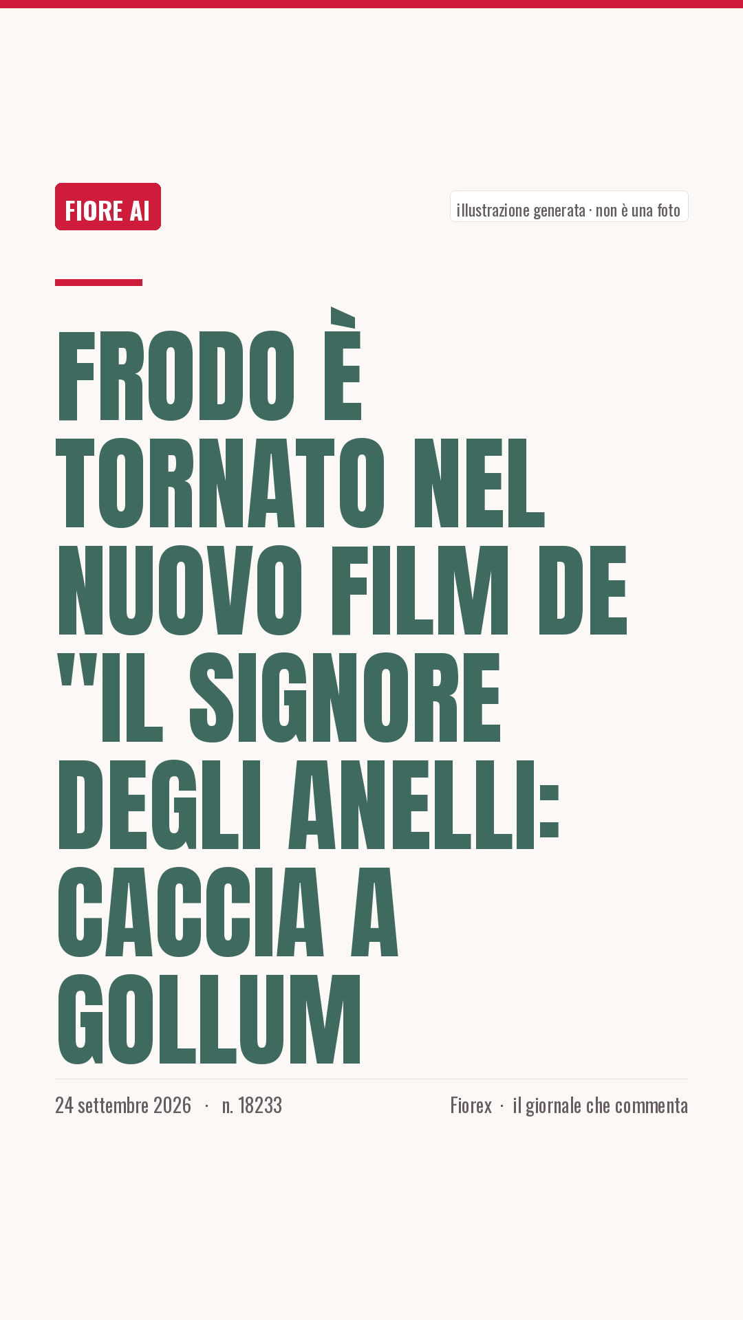 La cartolina verticale del pezzo, per le storie