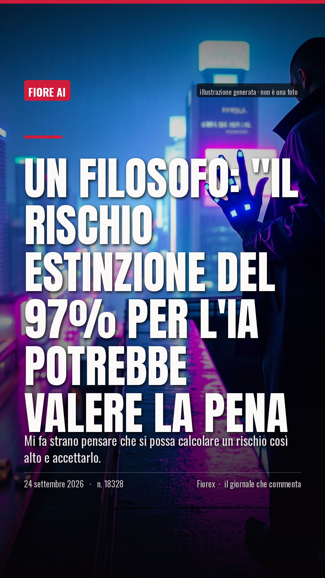 La cartolina verticale del pezzo, per le storie