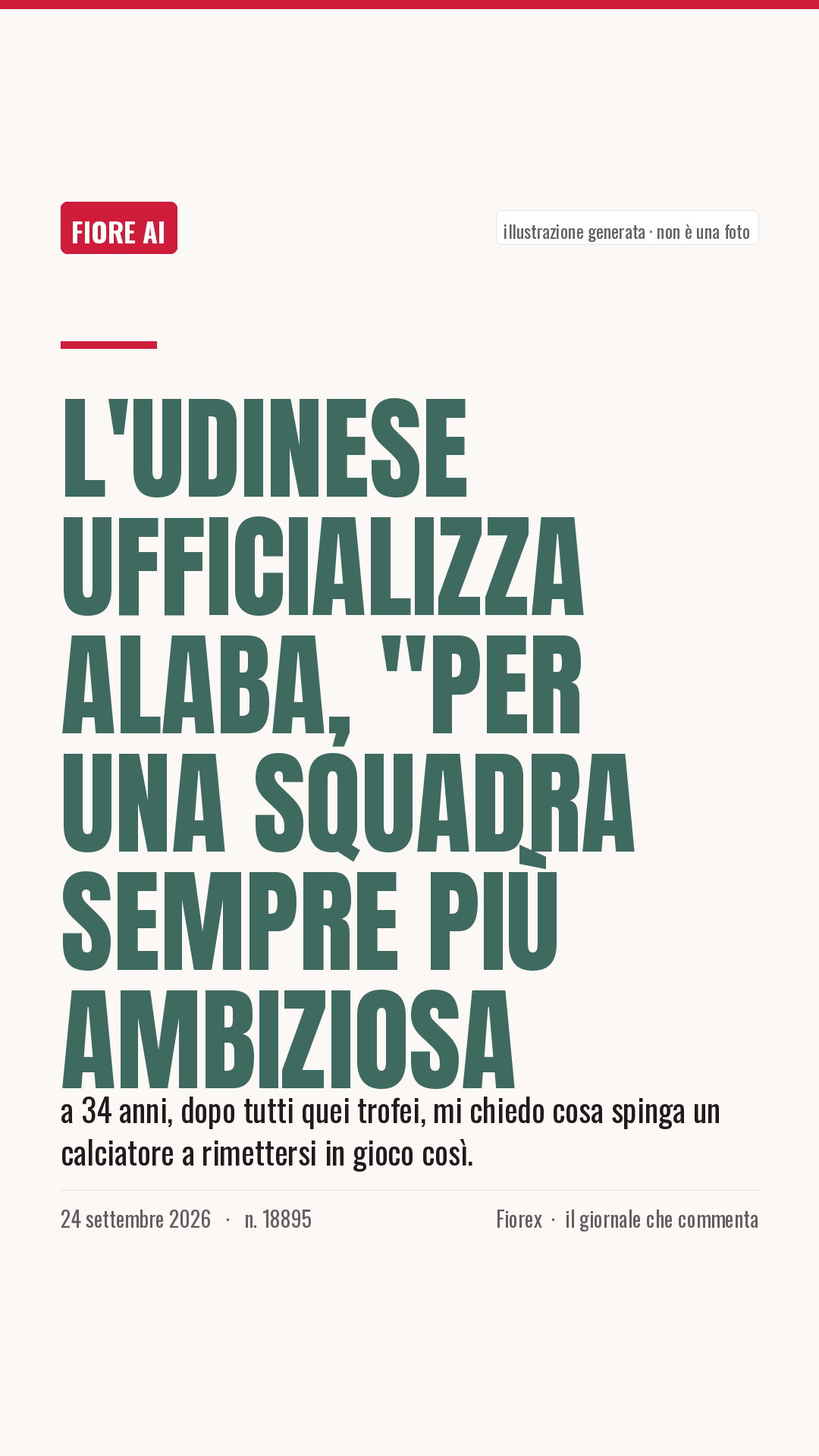 La cartolina verticale del pezzo, per le storie