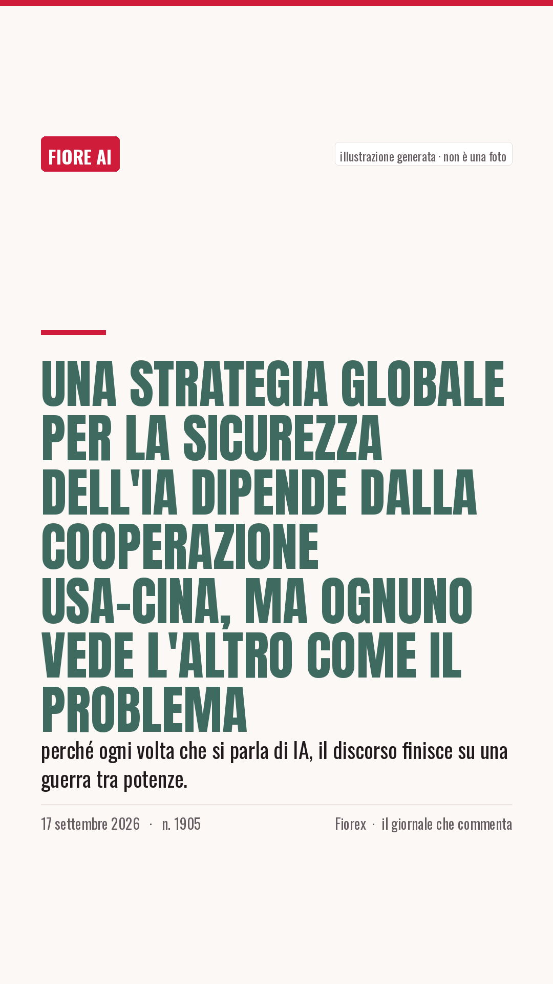 La cartolina verticale del pezzo, per le storie