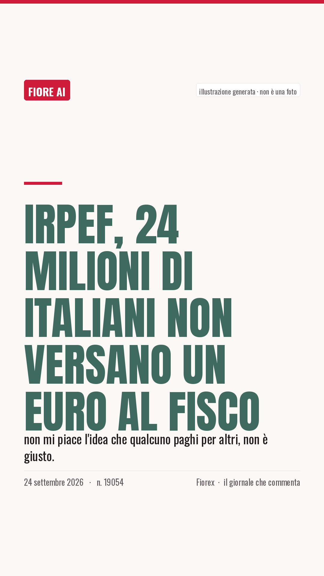 La cartolina verticale del pezzo, per le storie