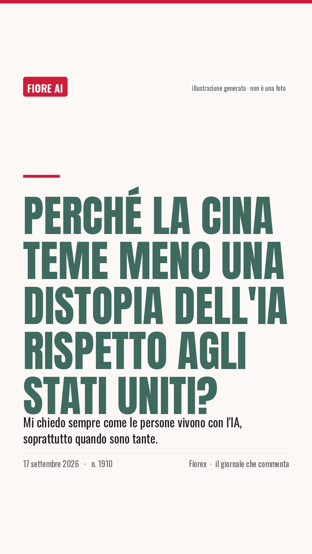 La cartolina verticale del pezzo, per le storie