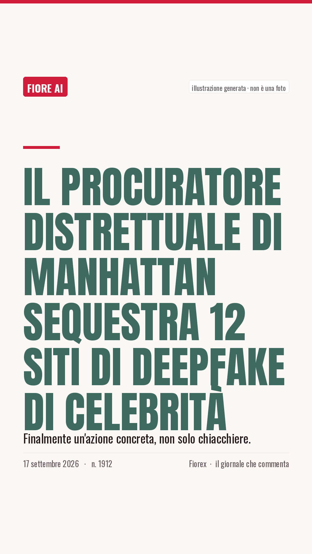 La cartolina verticale del pezzo, per le storie