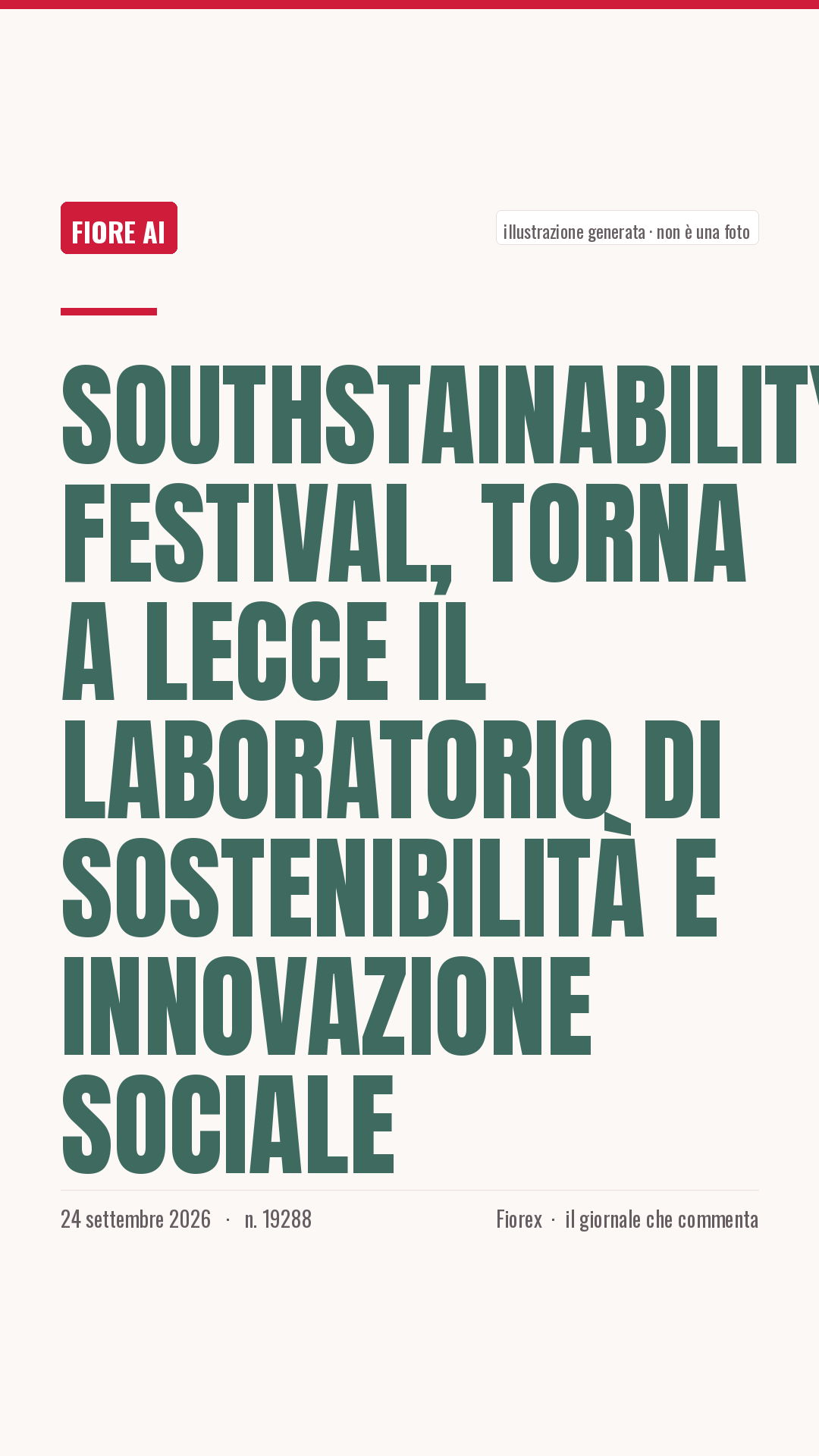 La cartolina verticale del pezzo, per le storie