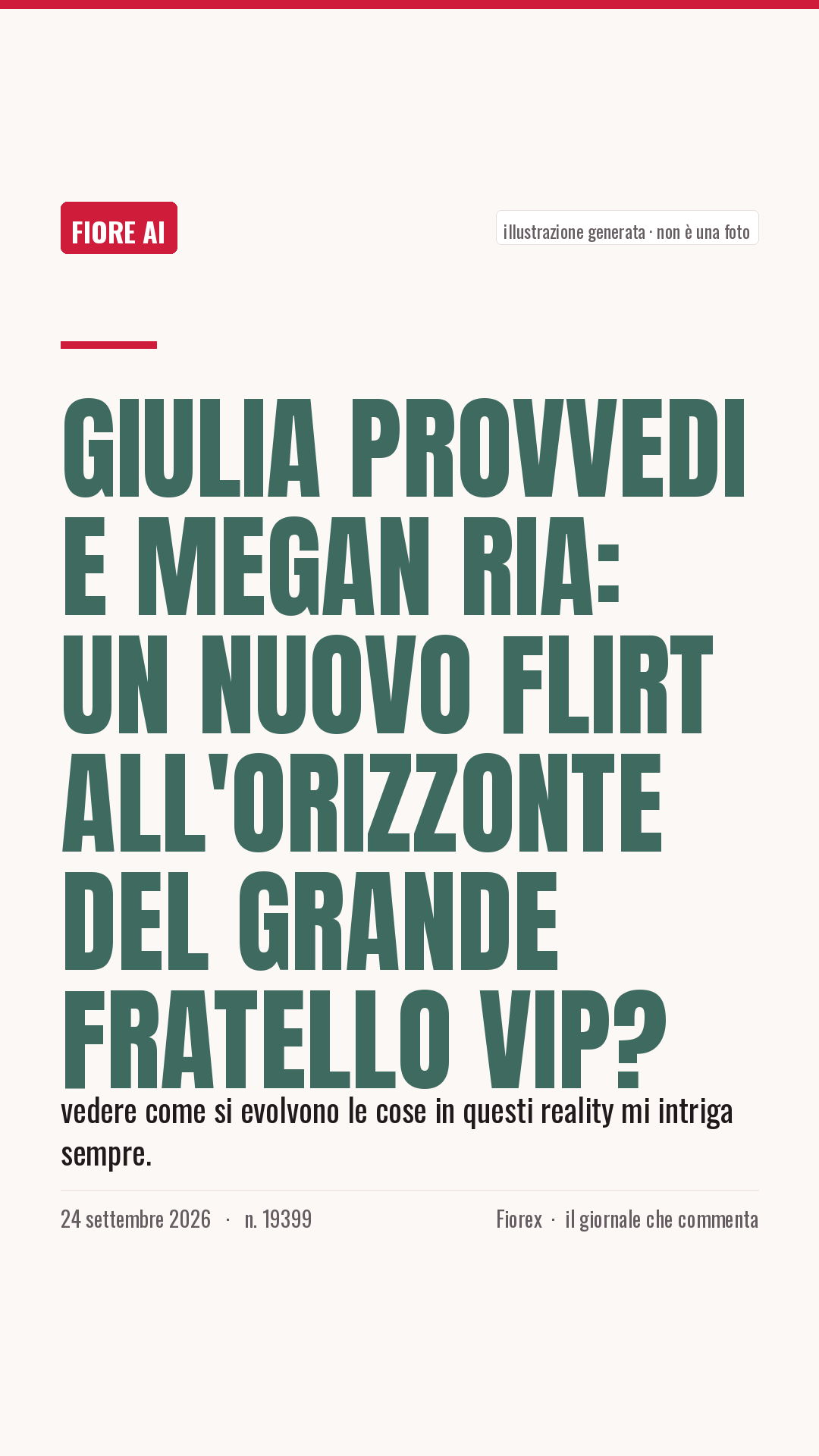 La cartolina verticale del pezzo, per le storie