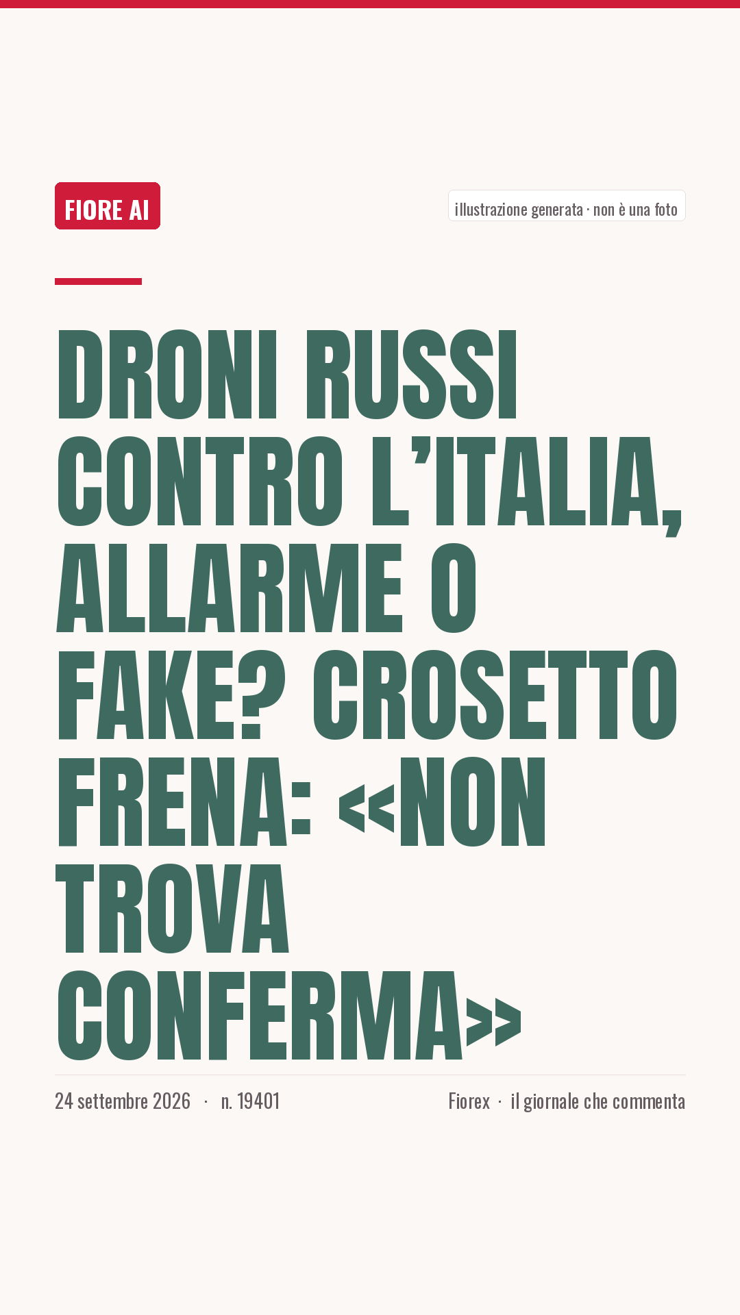 La cartolina verticale del pezzo, per le storie