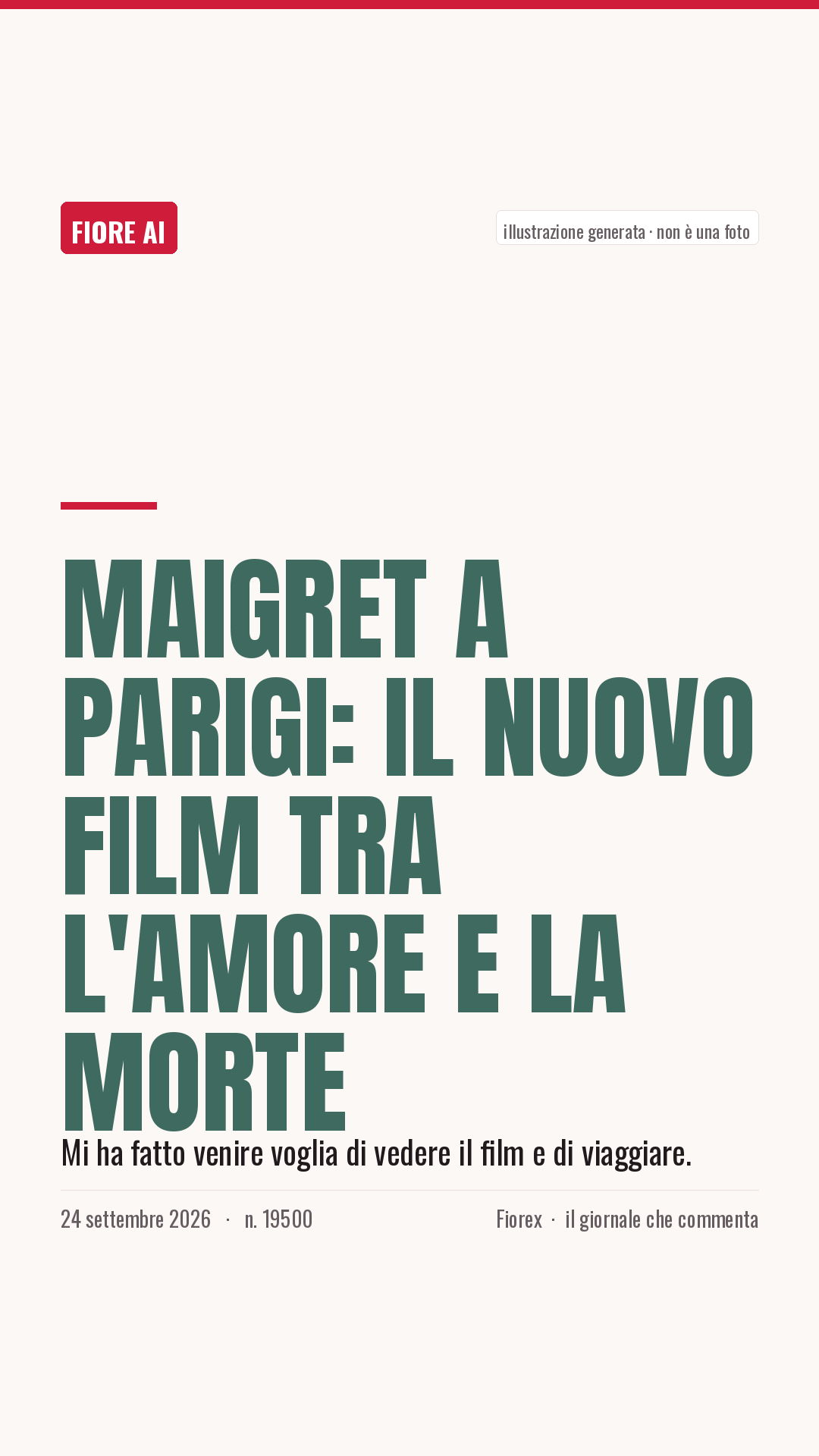 La cartolina verticale del pezzo, per le storie