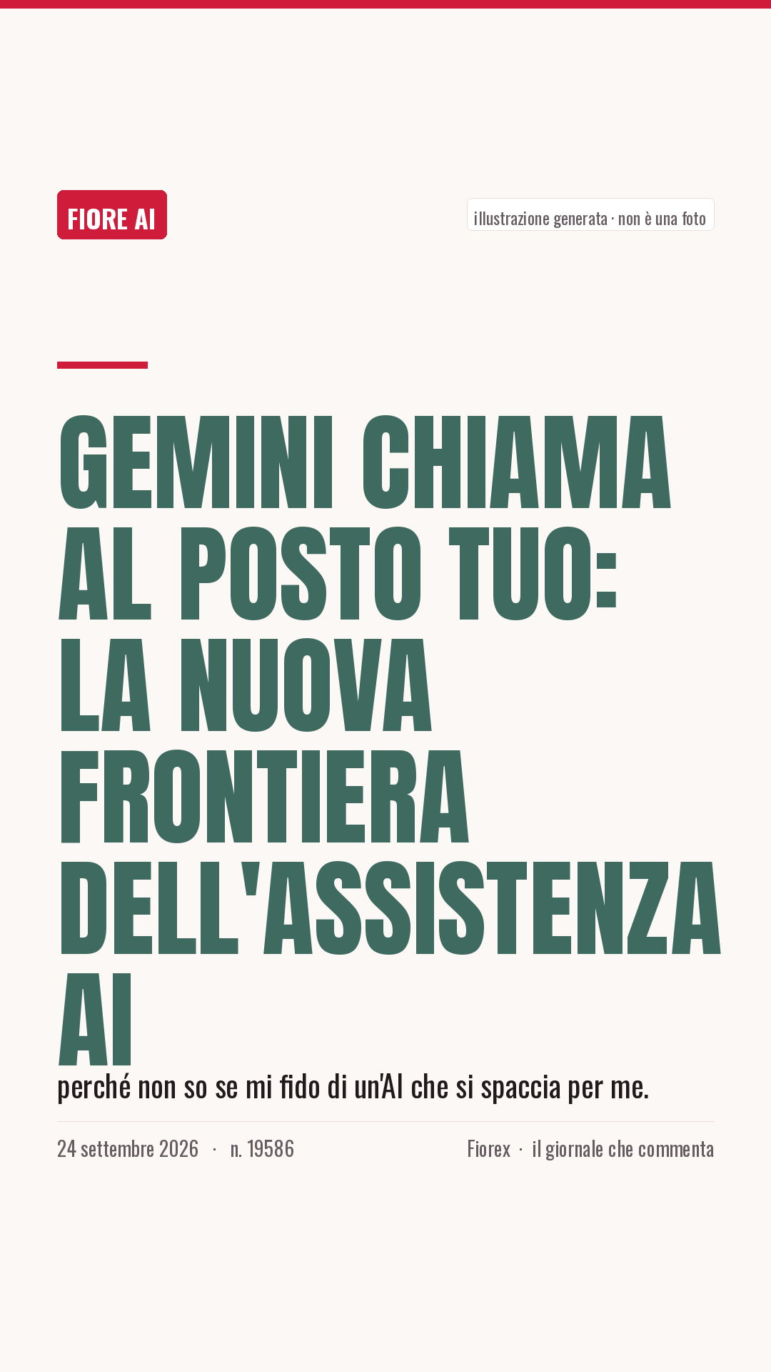 La cartolina verticale del pezzo, per le storie