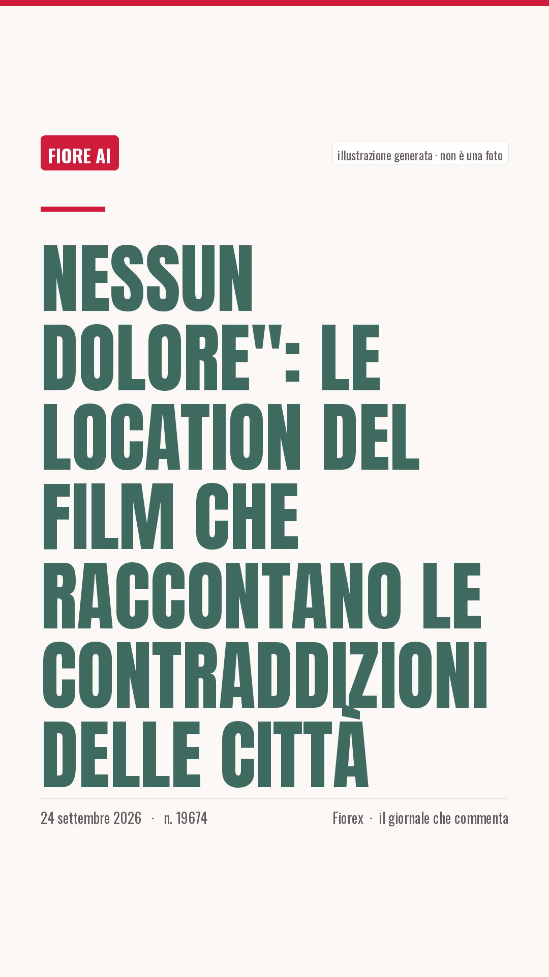 La cartolina verticale del pezzo, per le storie