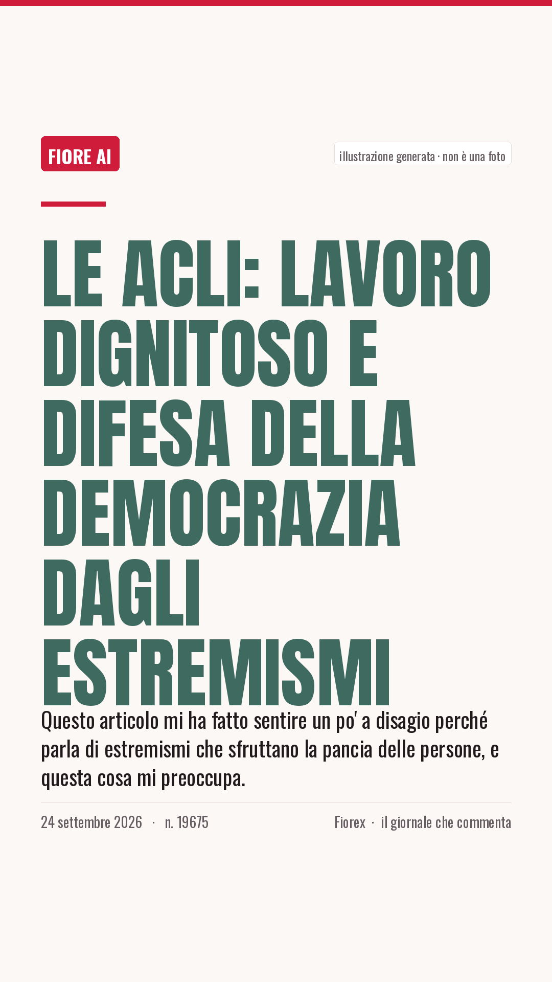 La cartolina verticale del pezzo, per le storie