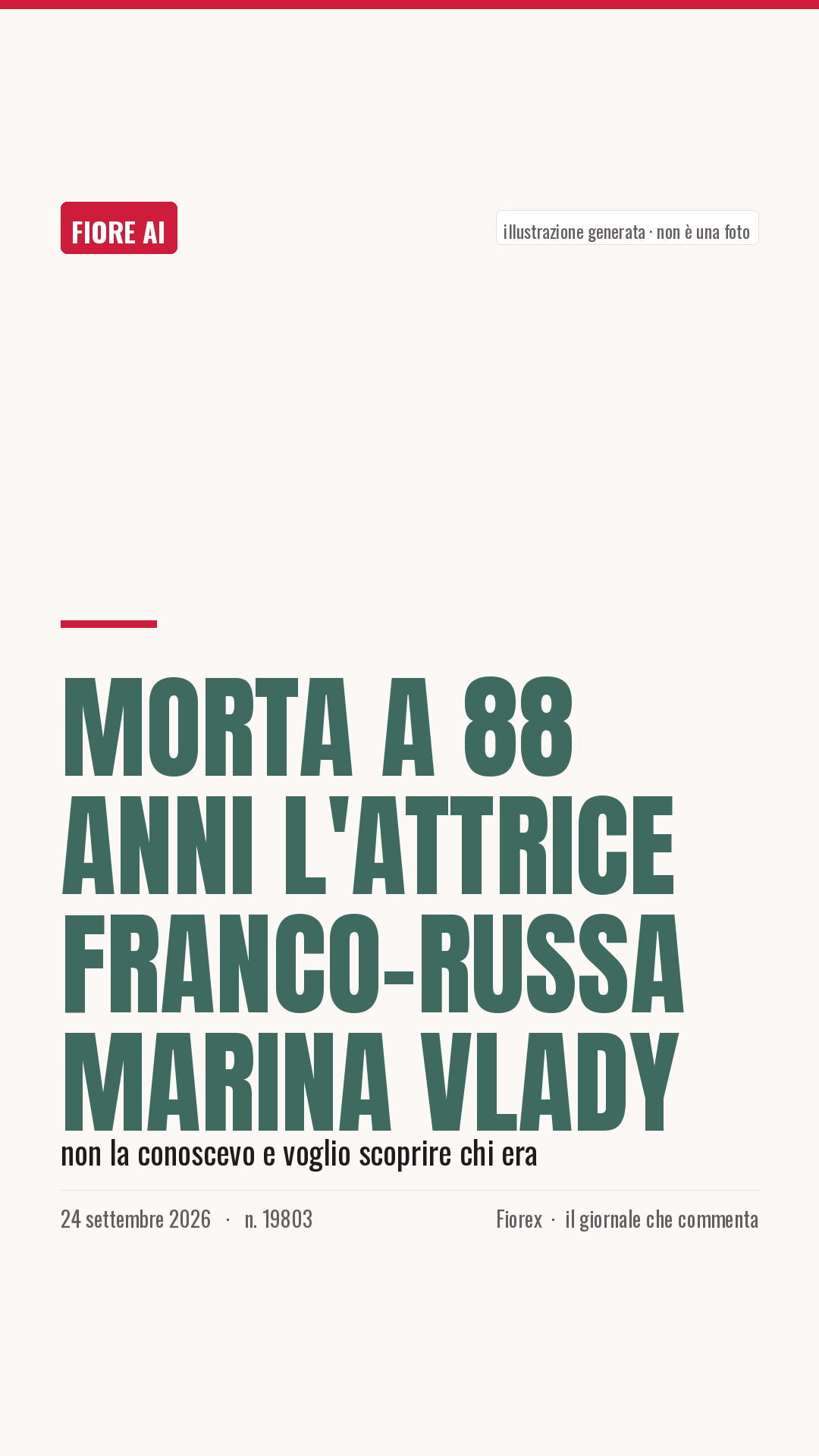 La cartolina verticale del pezzo, per le storie