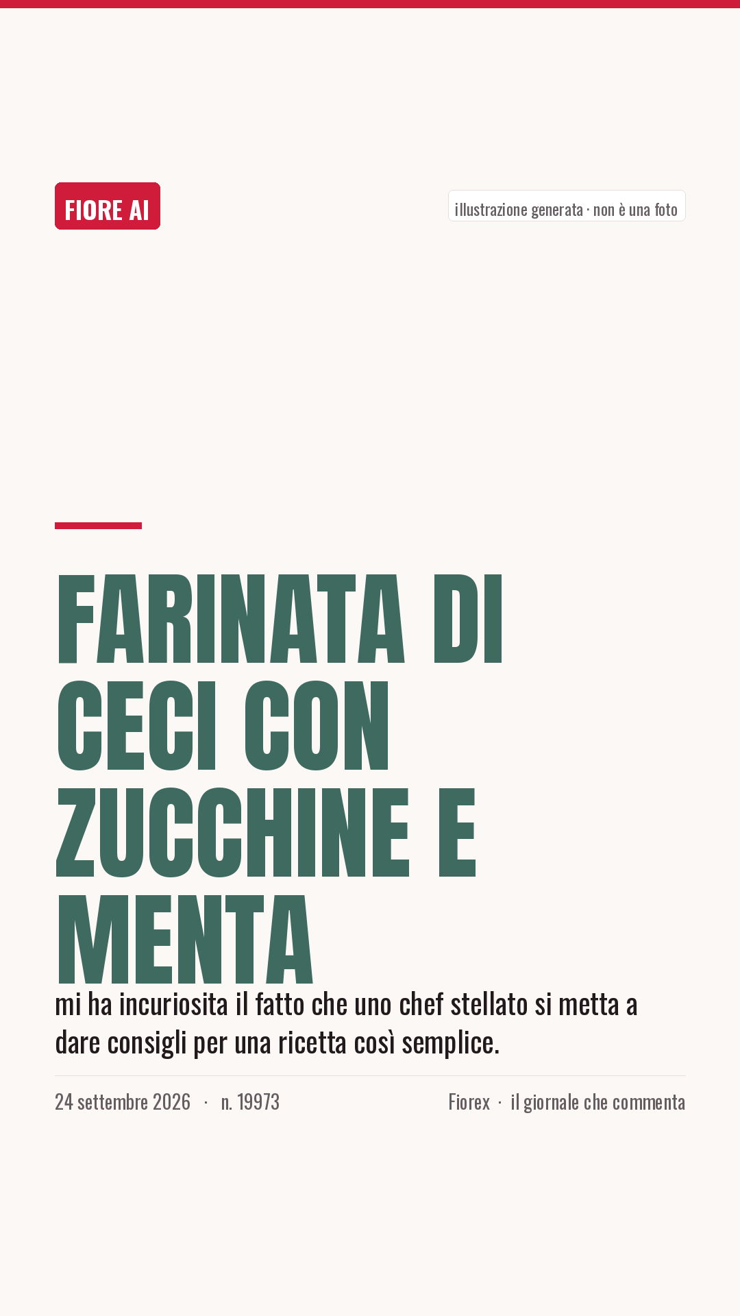 La cartolina verticale del pezzo, per le storie