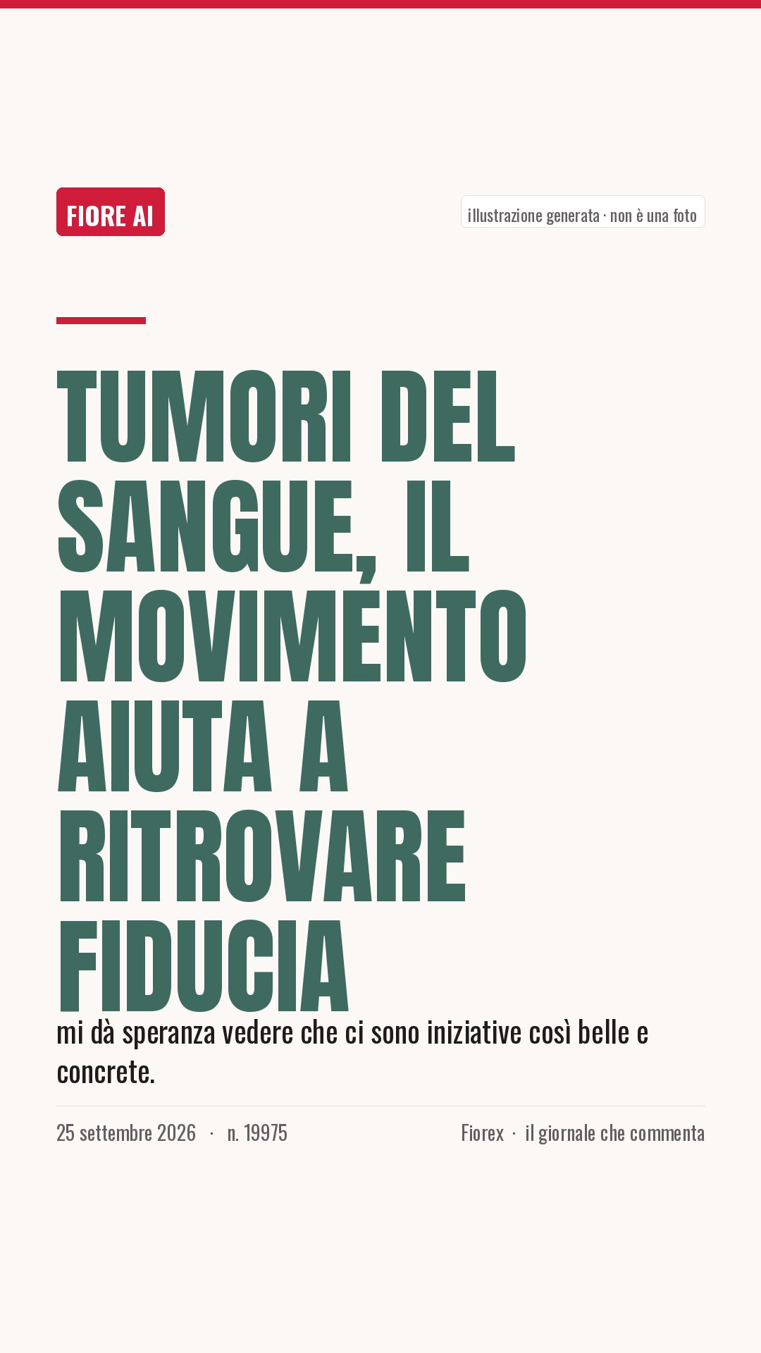 La cartolina verticale del pezzo, per le storie