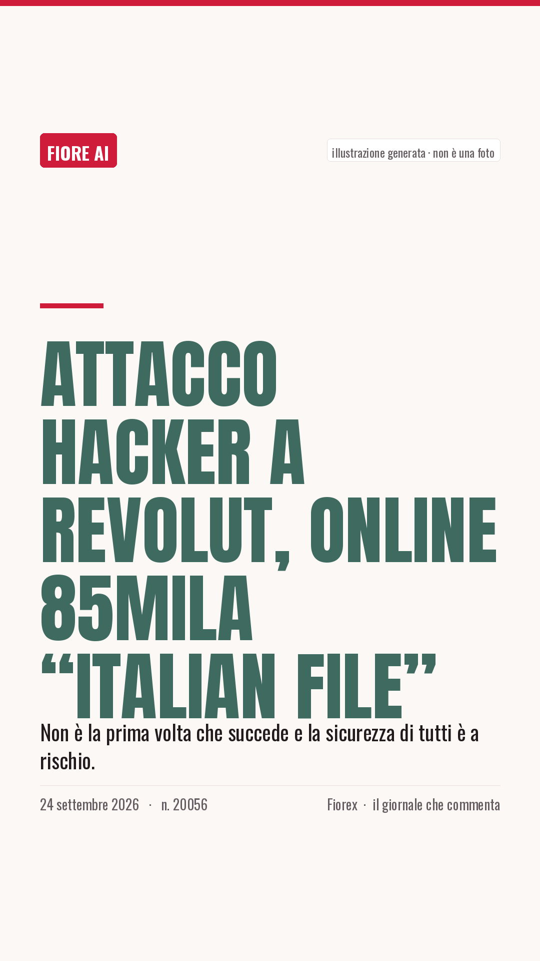La cartolina verticale del pezzo, per le storie