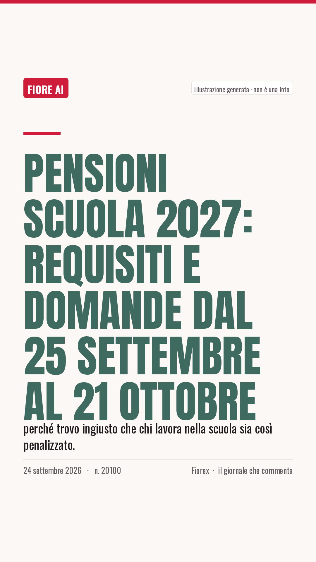 La cartolina verticale del pezzo, per le storie