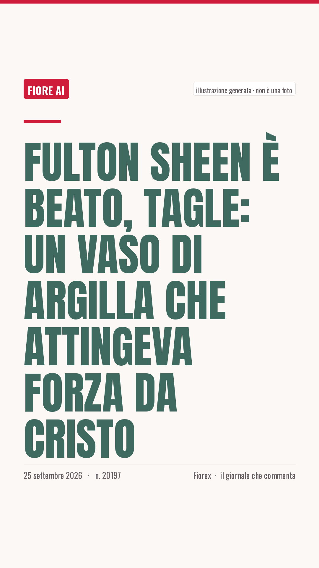La cartolina verticale del pezzo, per le storie