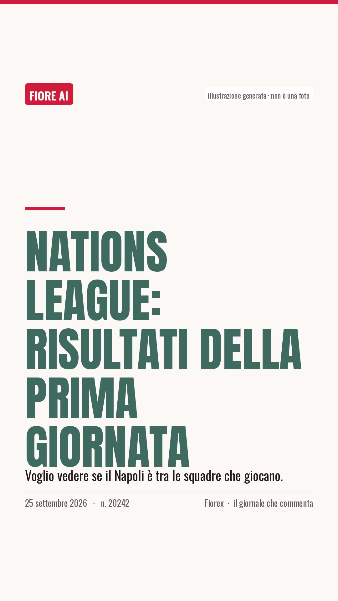 La cartolina verticale del pezzo, per le storie