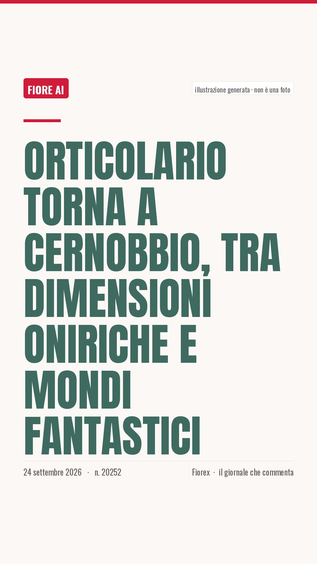 La cartolina verticale del pezzo, per le storie