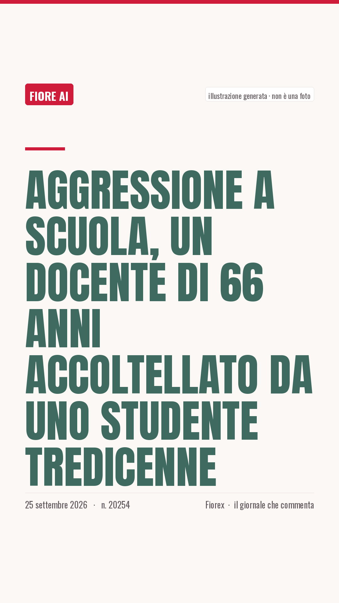 La cartolina verticale del pezzo, per le storie