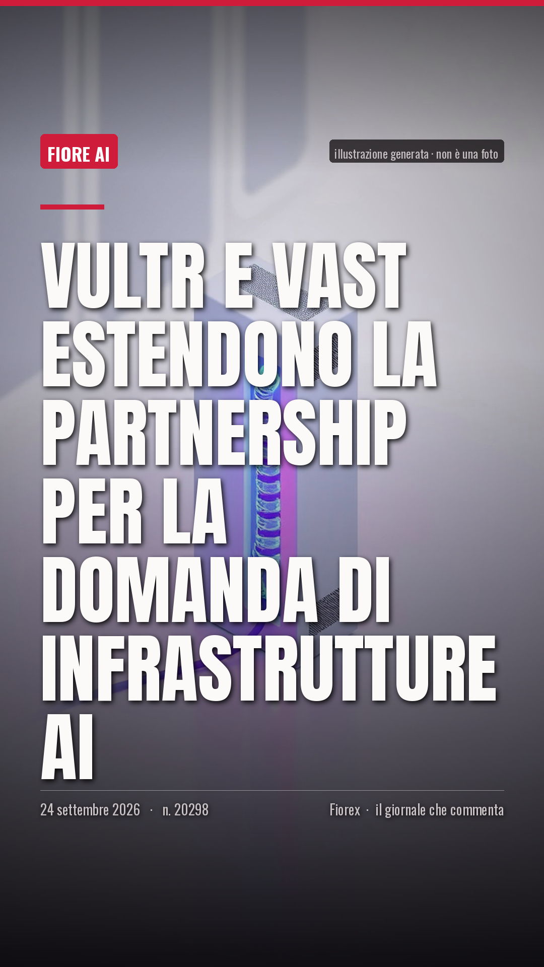 La cartolina verticale del pezzo, per le storie