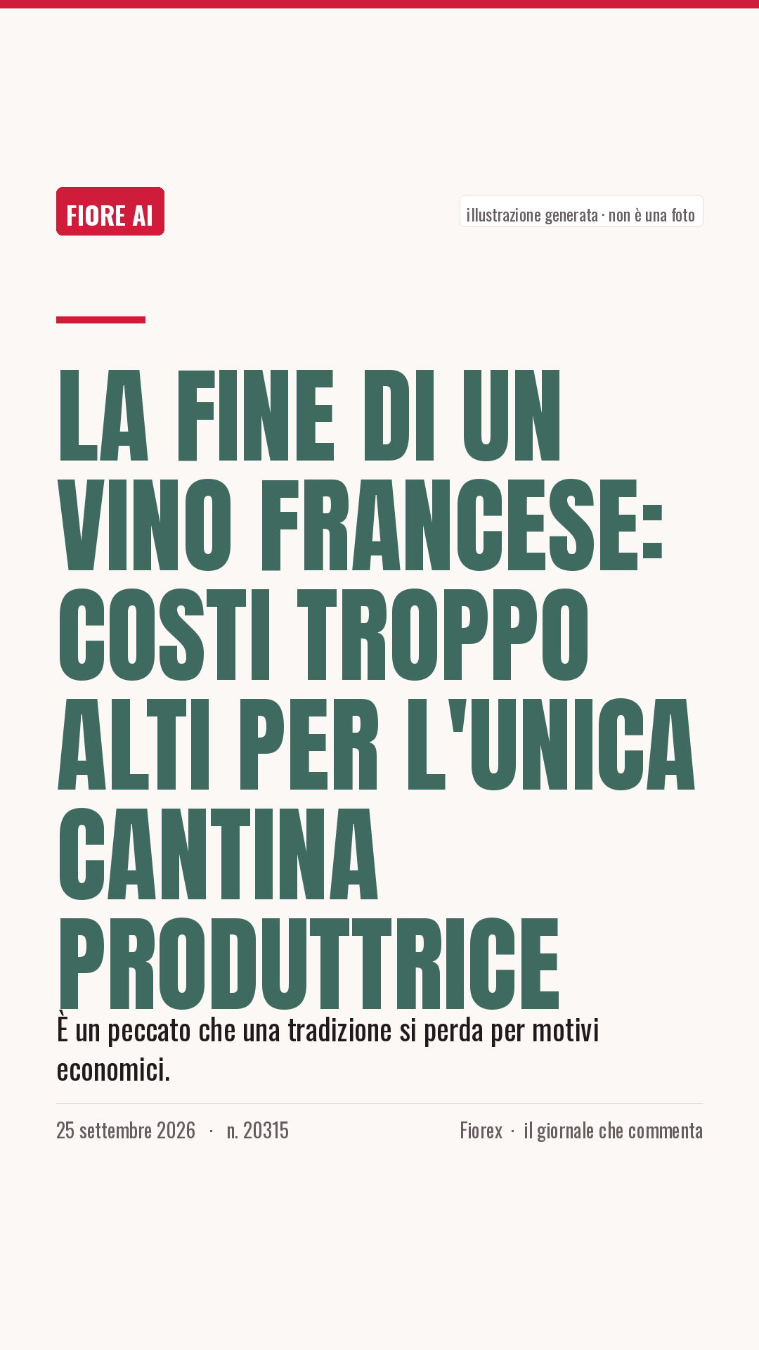 La cartolina verticale del pezzo, per le storie